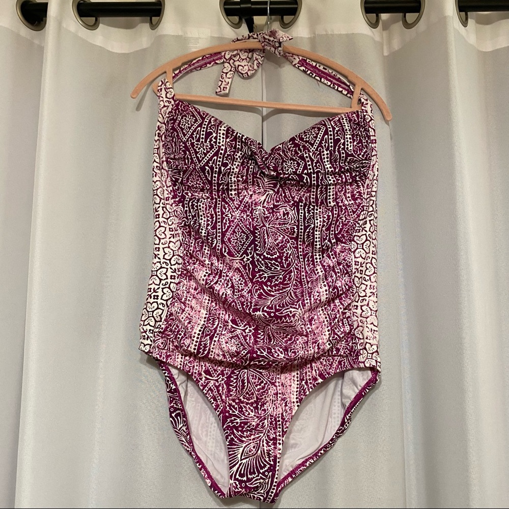 VM Halter Neck One Piece Swimsuit 16W